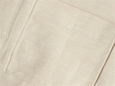 Brystlomme på beige kortærmet t-shirt fra Name It 13241255 Peyote